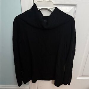 Talbots Black Cowl Neck Sweater